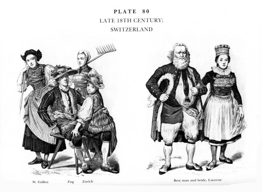 Planche 80a Fin XVIIIe Siecle - Suisse - Late 18Th Century - Switzerland.jpg